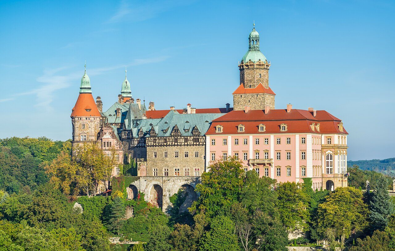 El castillo de Książ, una de las mejores excursiones cercanas a Breslavia