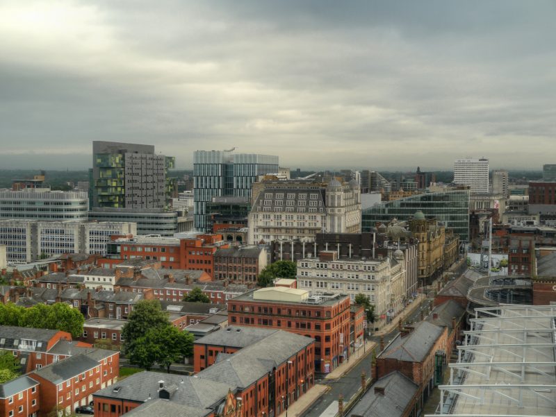 Panorámica del centro de Manchester, punto de partida para decidir qué ver en Manchester