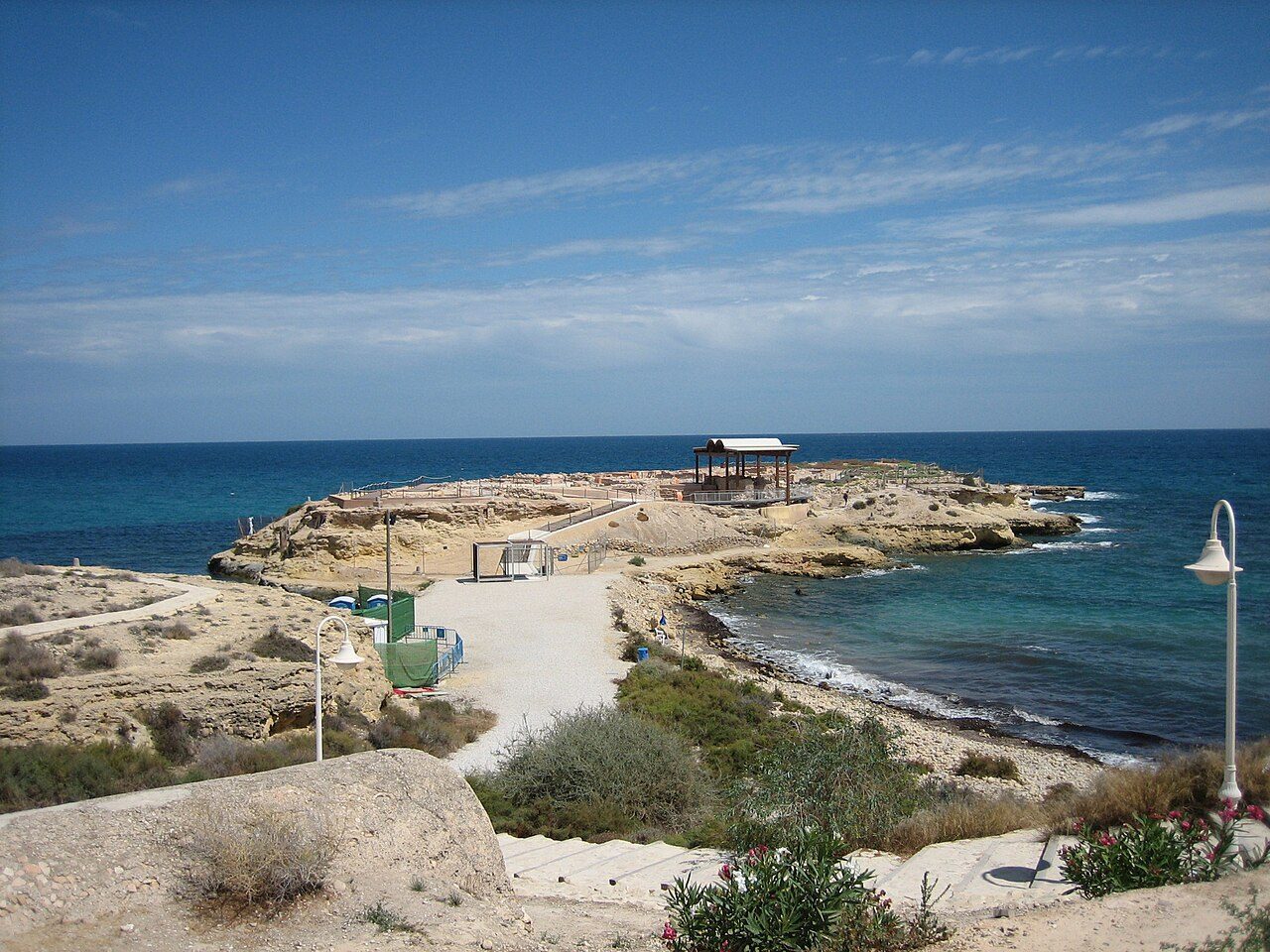 Vistas de la costa de El Campello, entre Alicante y Benidorm