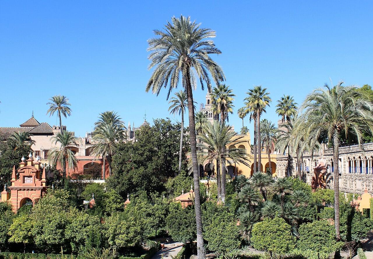 Los jardines del Real Alcázar, uno de los rincones más mágicos que ver en Sevilla