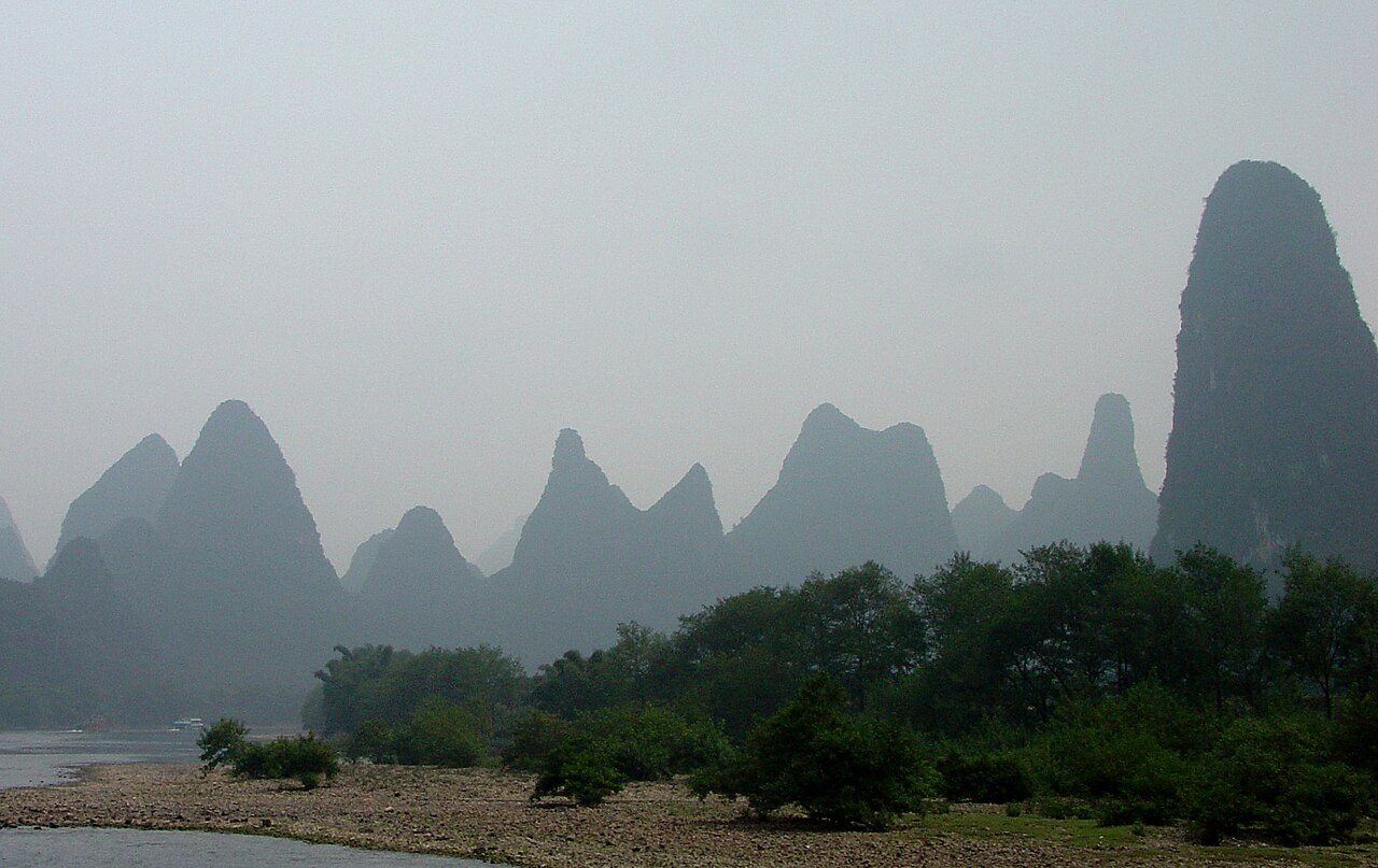 Paisaje kárstico de Guilin, el gran motivo para viajar a esta región de China