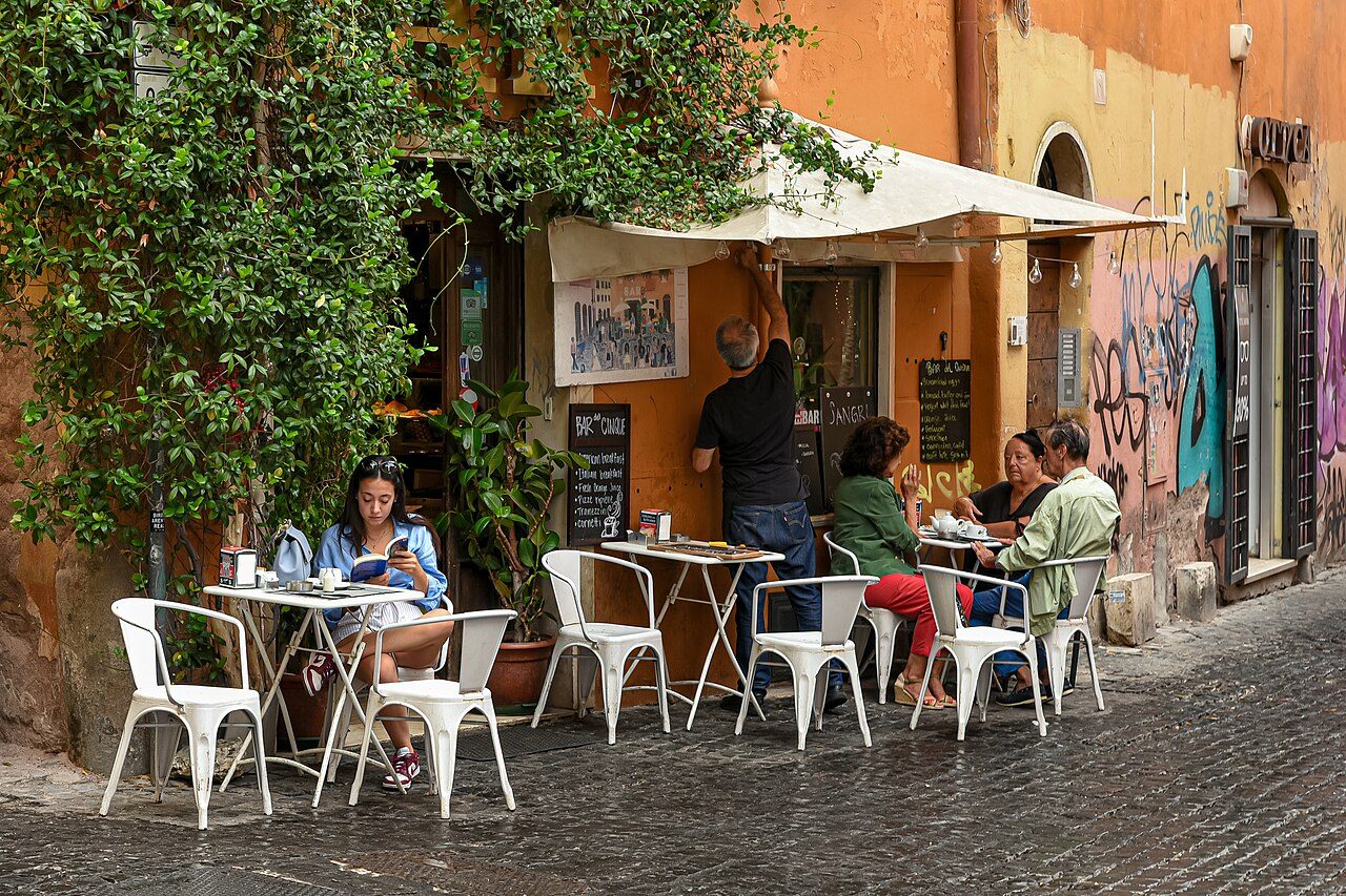 El Trastevere, el barrio con más encanto para comer en Roma