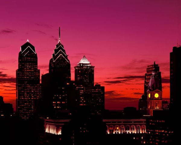 Vista del skyline al llegar: primera imagen de qué ver en Filadelfia