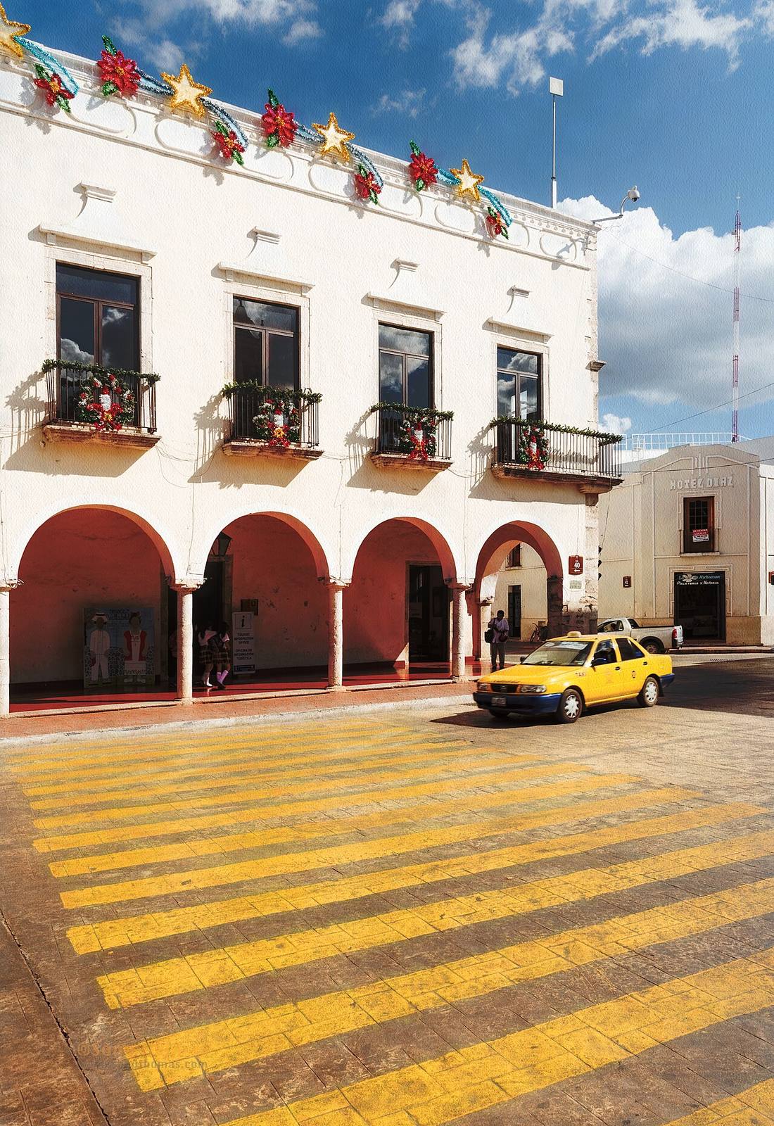 Calles coloridas del centro histórico, lo primero que ver en Valladolid, México