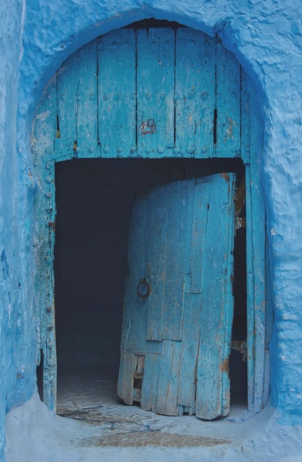 Vista panorámica de Chefchaouen, la Ciudad Azul de Marruecos