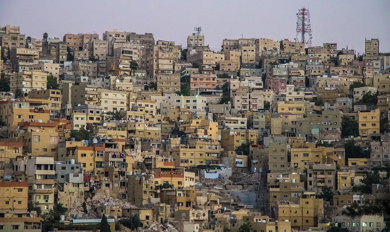 Vistas de las colinas de Amán, primera parada para saber qué ver en la capital de Jordania