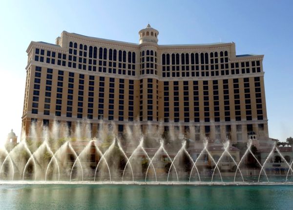 Las fuentes del Bellagio, uno de los grandes atractivos que ver en Las Vegas gratis