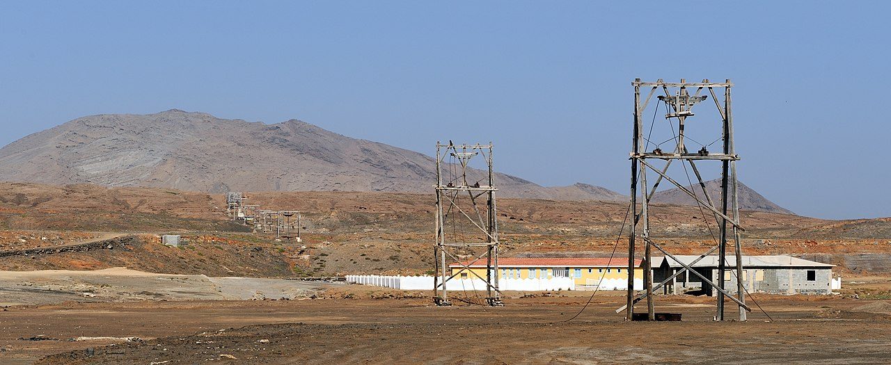 Salinas de Pedra de Lume, en el cráter de un volcán cerca de Santa María