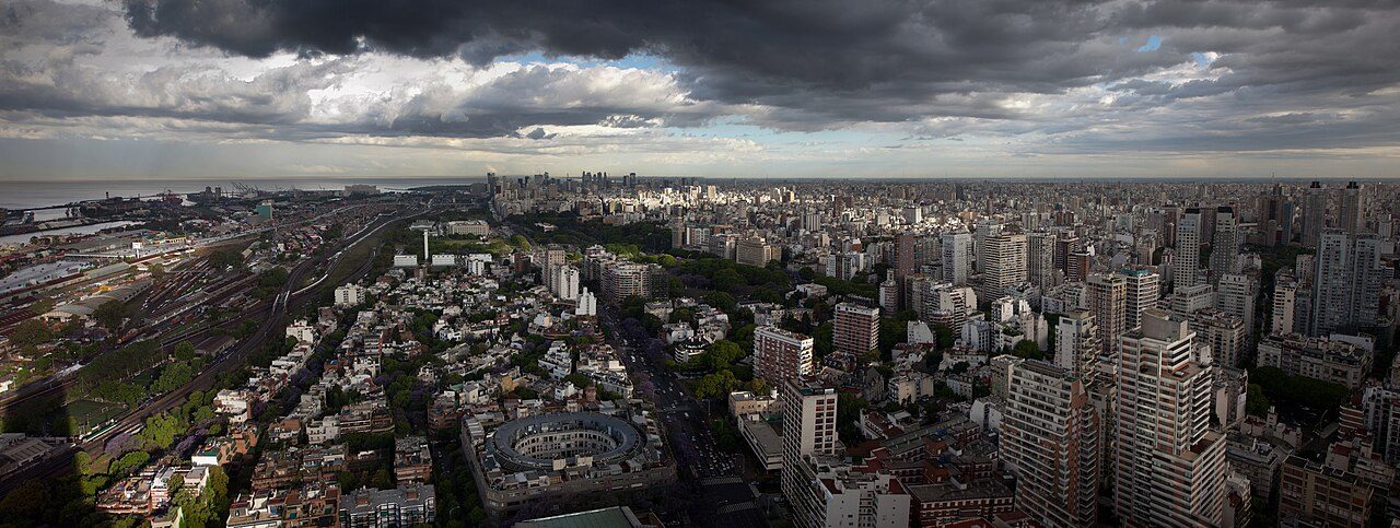 Vista aérea de Buenos Aires, primer contacto al llegar a la capital argentina