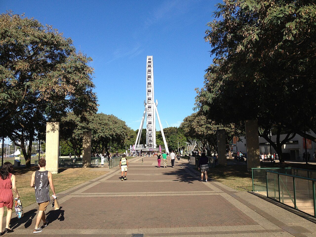 South Bank Parklands, punto de partida perfecto para un itinerario por lo que ver en Brisbane