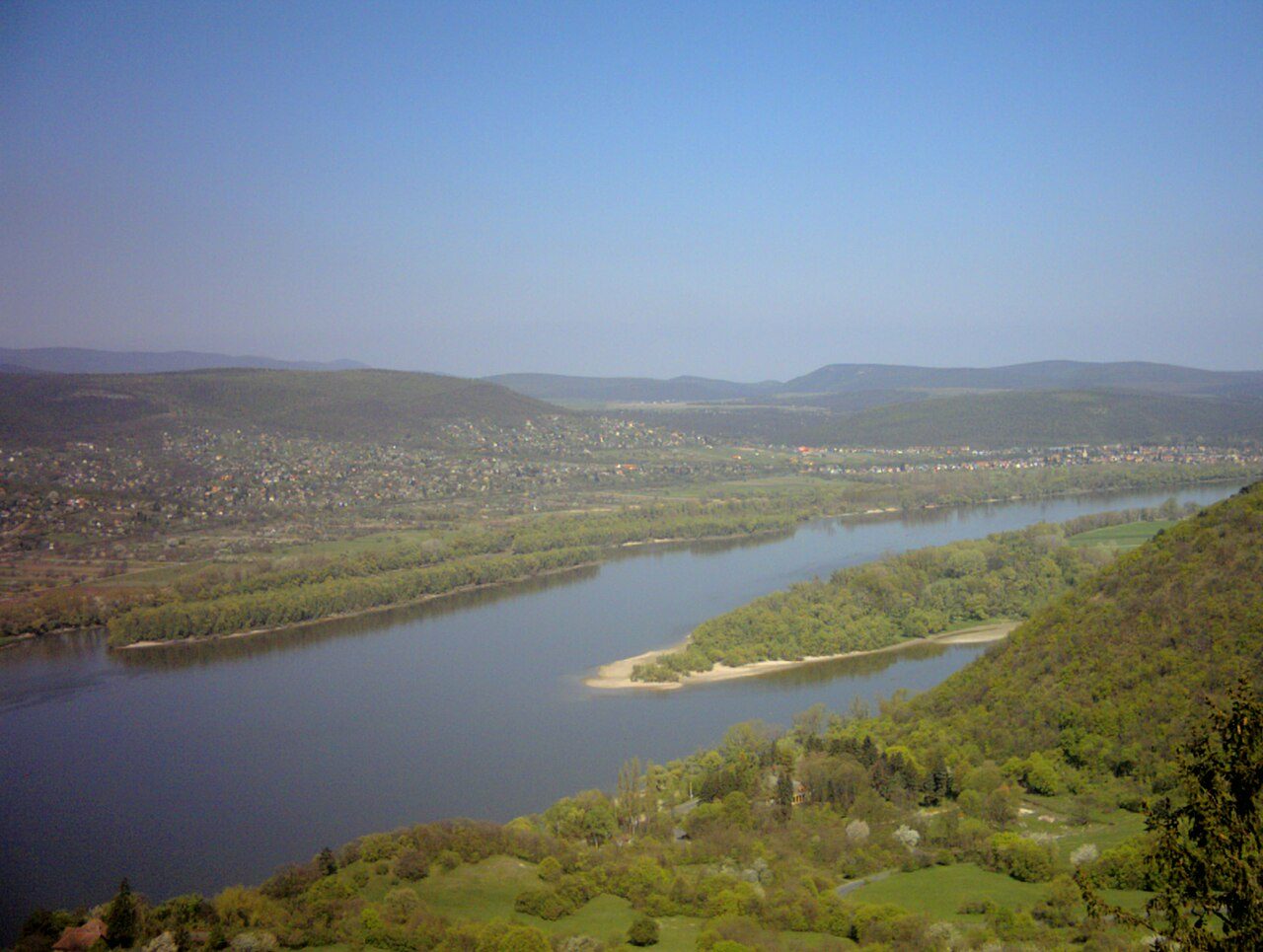 Vistas del recodo del Danubio, una de las excursiones de un día en Budapest más populares.