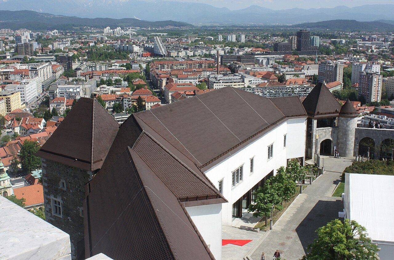 Vistas desde el Castillo de Liubliana, la visita imprescindible que ver en Liubliana
