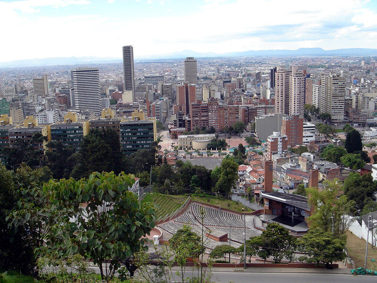 Vistas panorámicas desde el Cerro de Monserrate, uno de los imprescindibles que ver en Bogotá