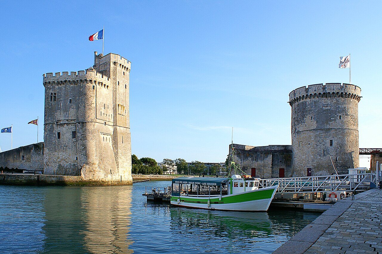Vista del Puerto Viejo, punto de partida para ver La Rochelle