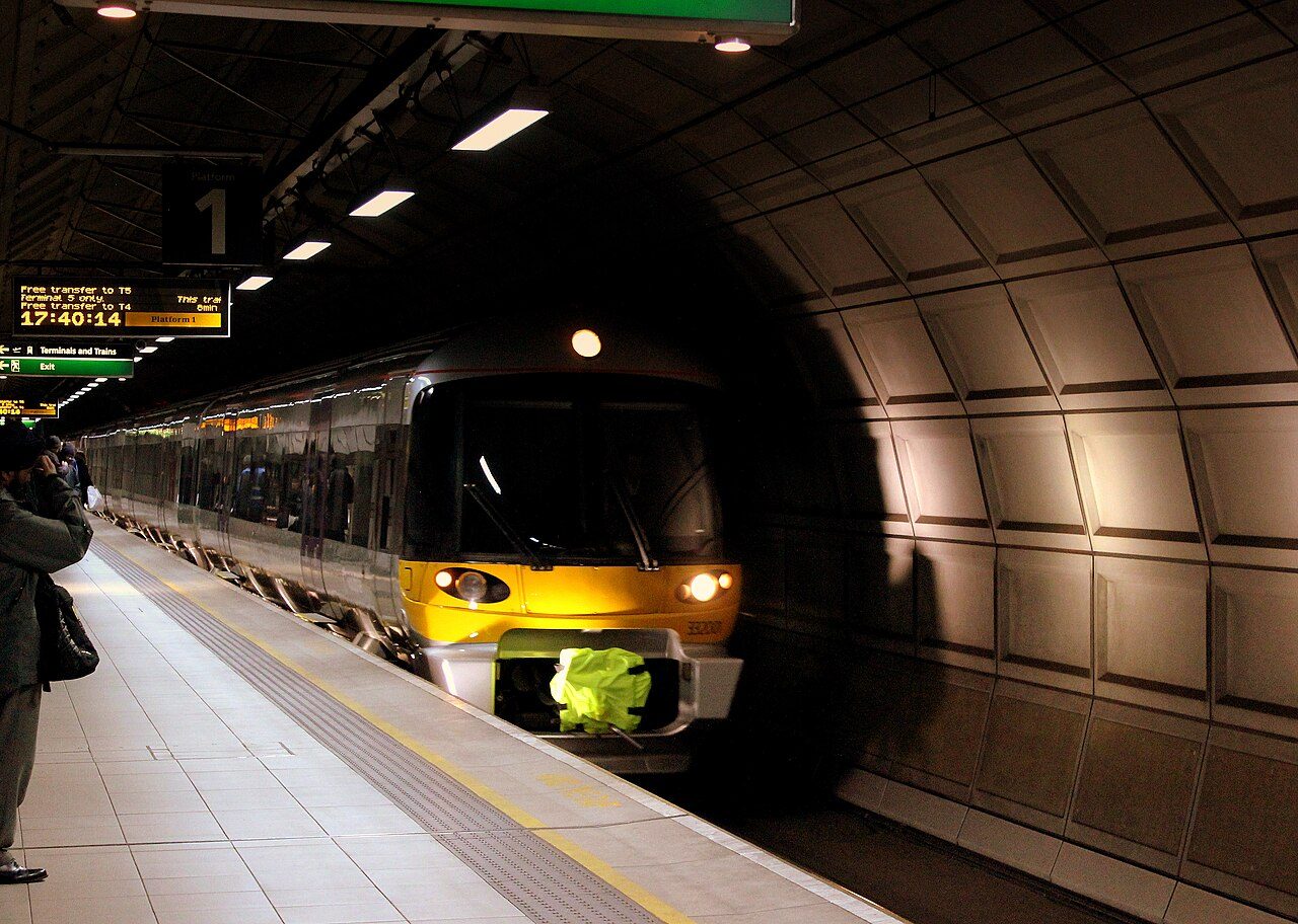Traslados en Londres: el Heathrow Express es de los más rápidos hasta el centro.