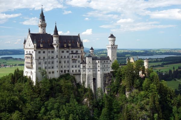 El castillo de Neuschwanstein, la excursión de un día más popular desde Múnich.