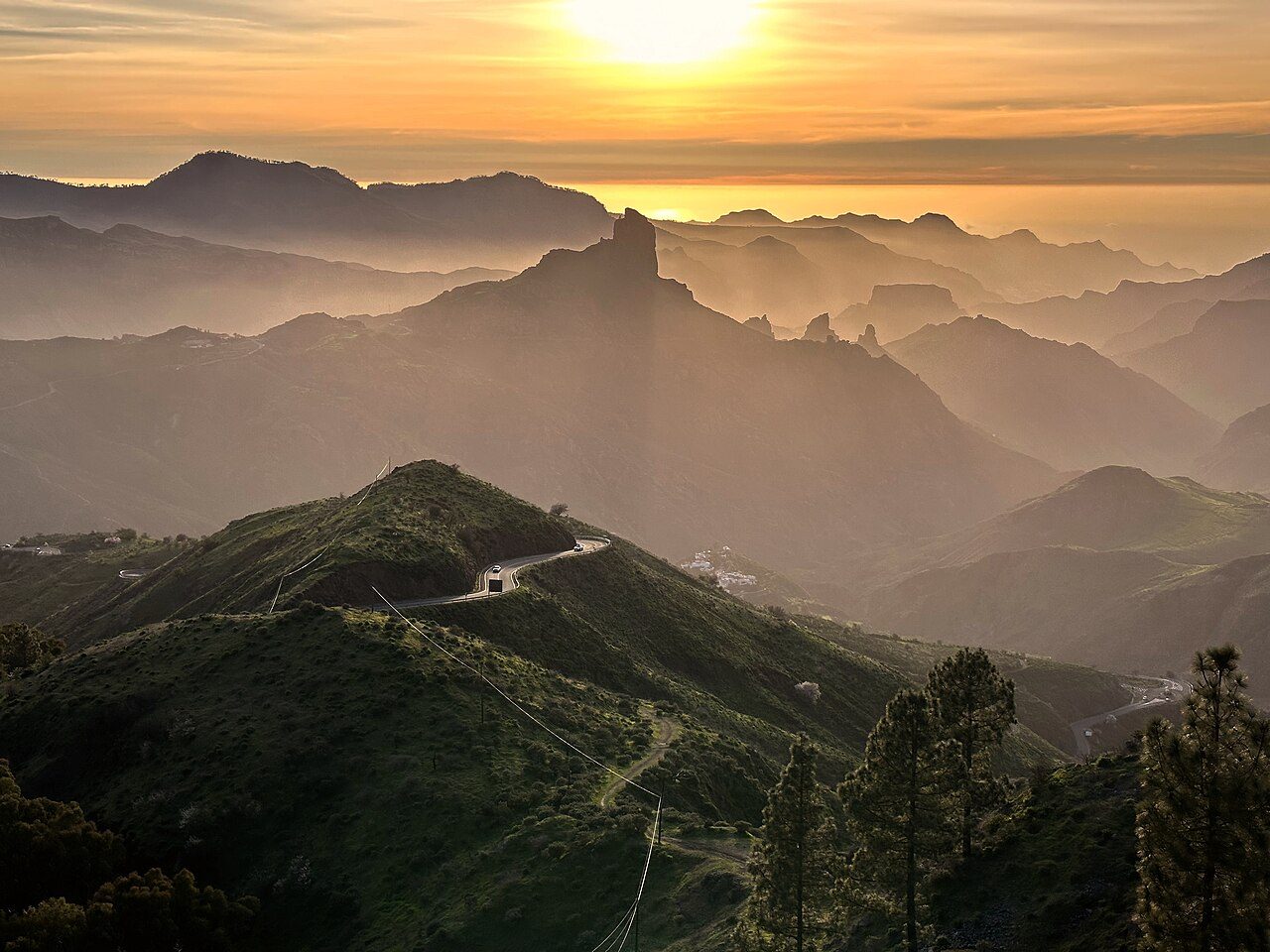 El Roque Nublo y las montañas del centro, de los mejores miradores que ver en Gran Canaria