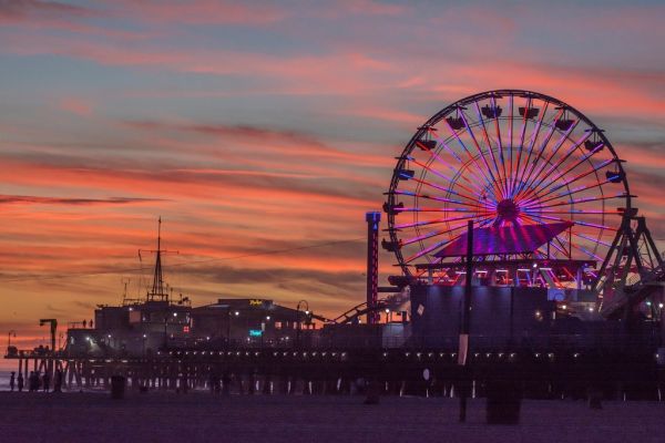 El muelle de Santa Mónica, una parada obligada de qué ver en Los Ángeles