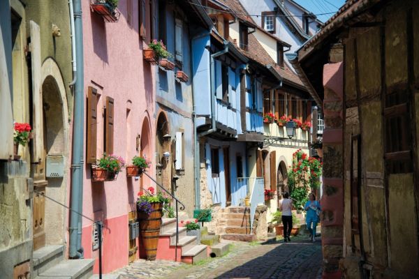 Excursiones de un día en Colmar: los viñedos y pueblos de la Ruta de los Vinos de Alsacia.