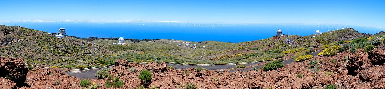 Excursiones de un día en La Palma: mirador del Roque de los Muchachos sobre la Caldera de Taburiente.