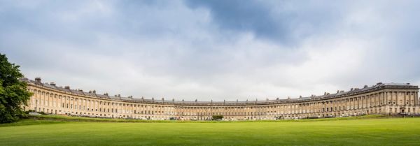 Ruta por el Royal Crescent en una visita guiada por Bath.