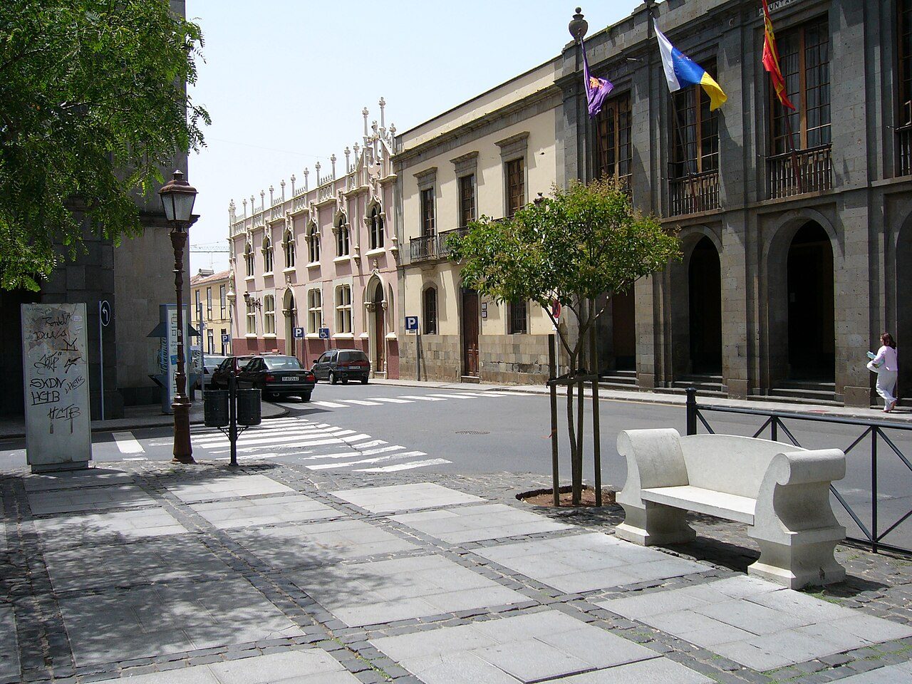 Calles coloniales del casco histórico de San Cristóbal de La Laguna