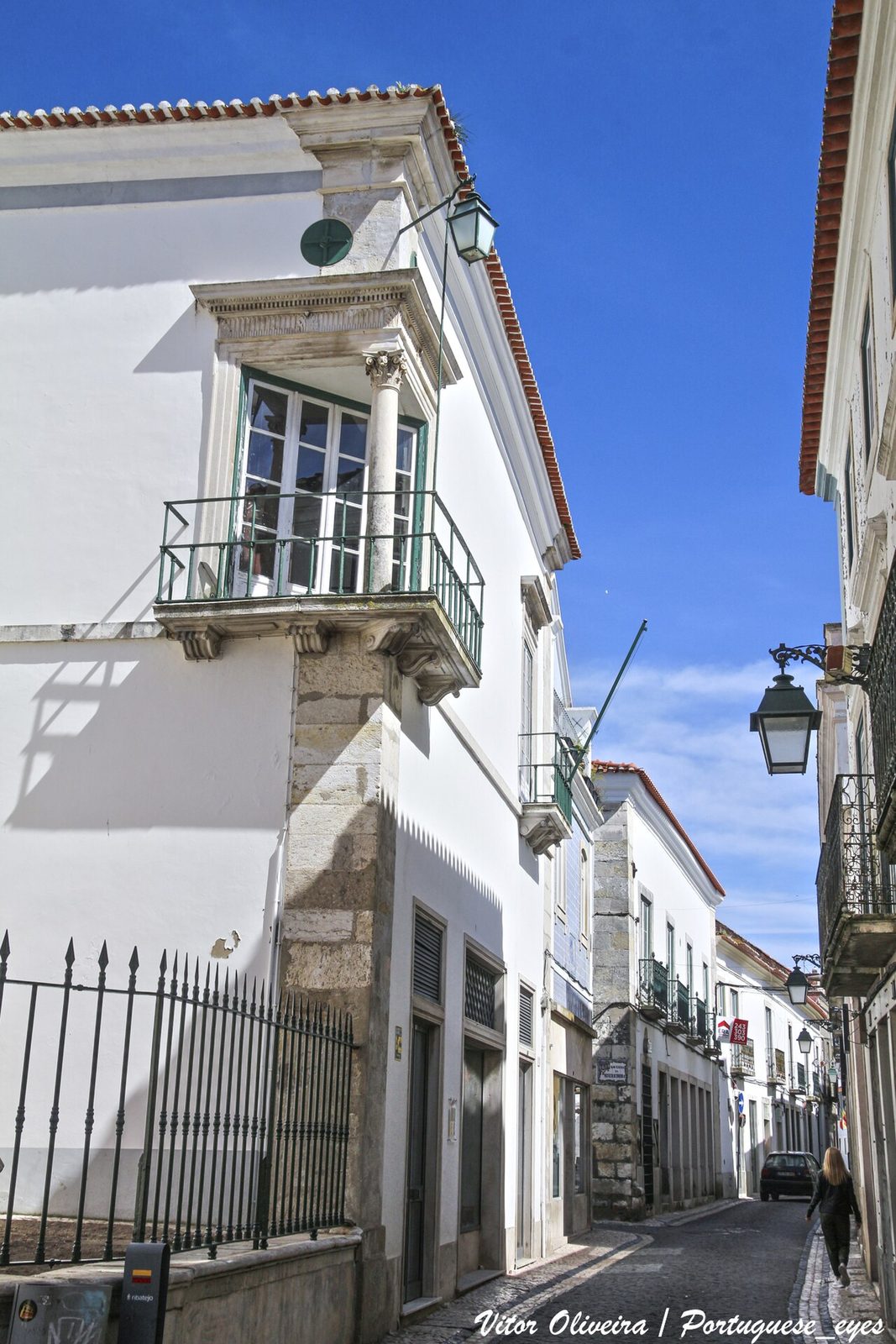 Las calles empedradas del casco medieval son parte de lo mejor que ver en Santarém.