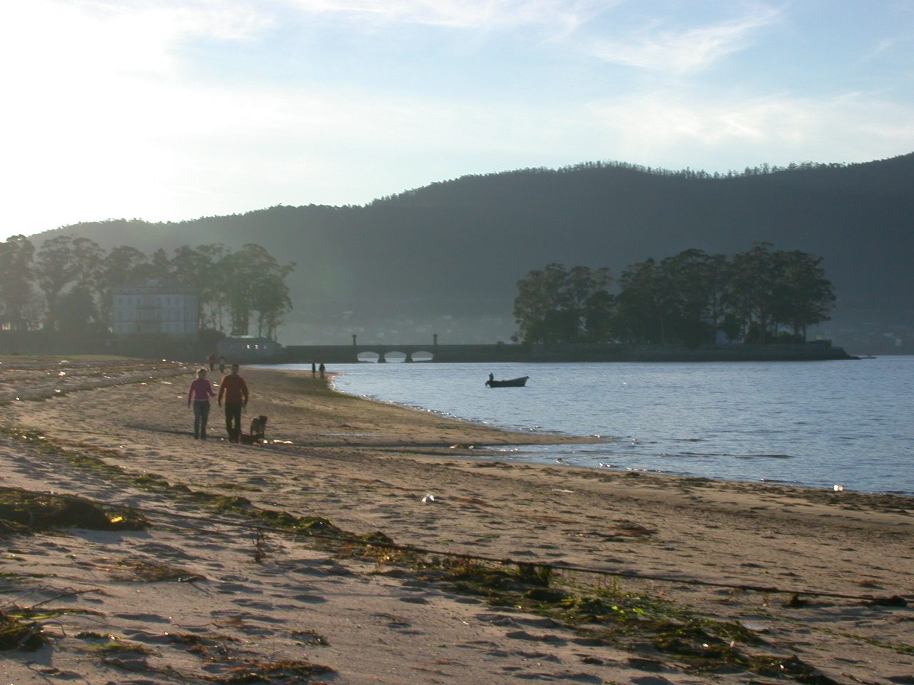 La playa de Cesantes, un plan de costa muy cerca de Redondela