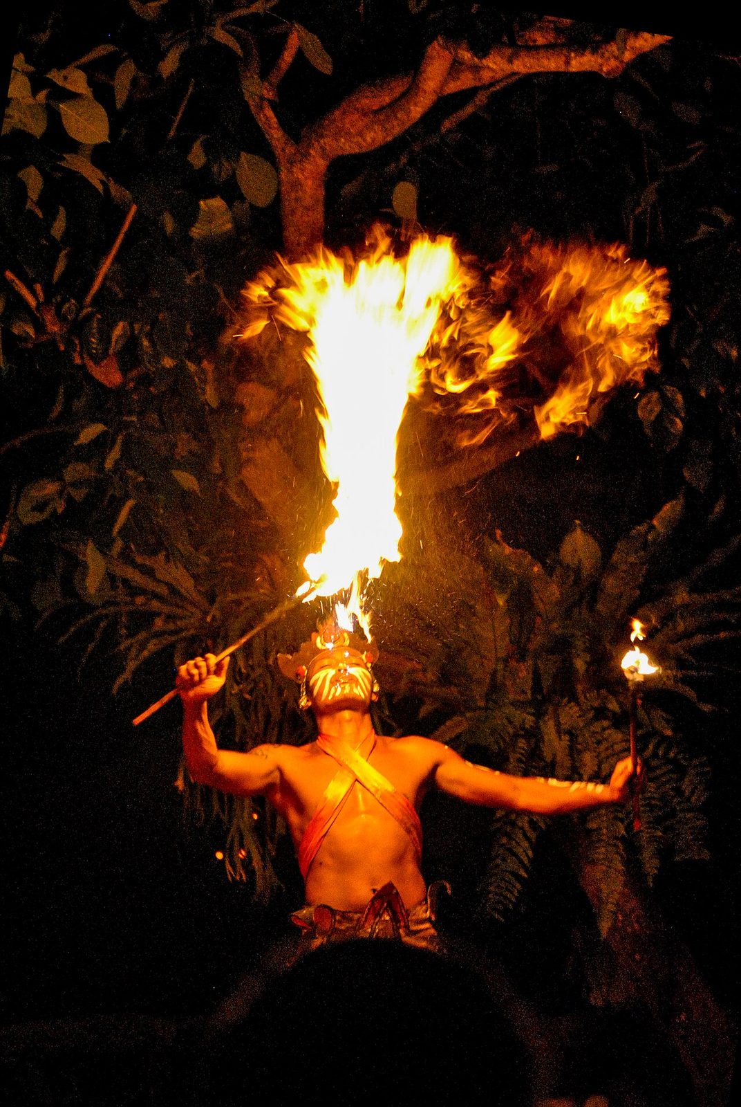 La danza kecak al anochecer, uno de los espectáculos imprescindibles que ver en Ubud