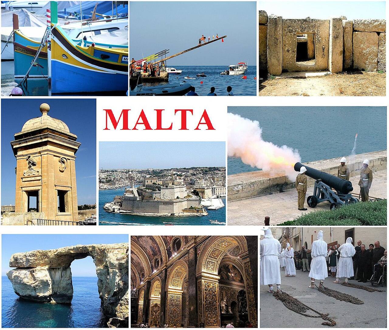 Paseo marítimo de Sliema, punto de partida de muchas visitas guiadas en Sliema.