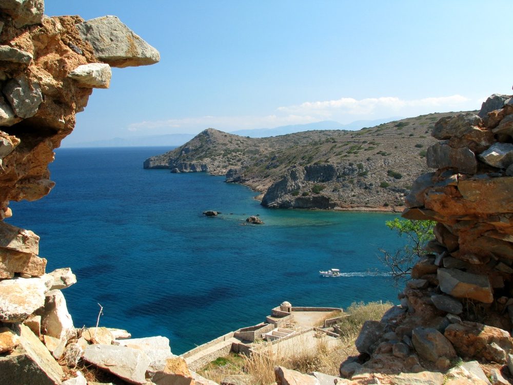 Excursiones de un día en Heraklion: la isla fortificada de Spinalonga es una de las más visitadas.