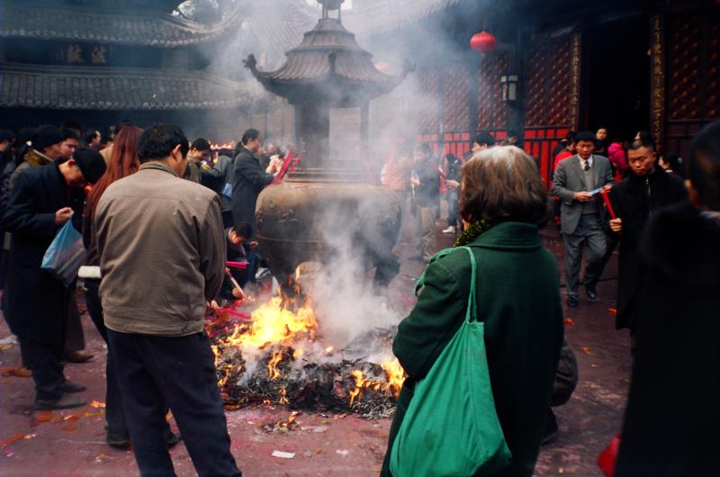 Los templos y casas de té forman parte esencial de qué ver en Chengdu