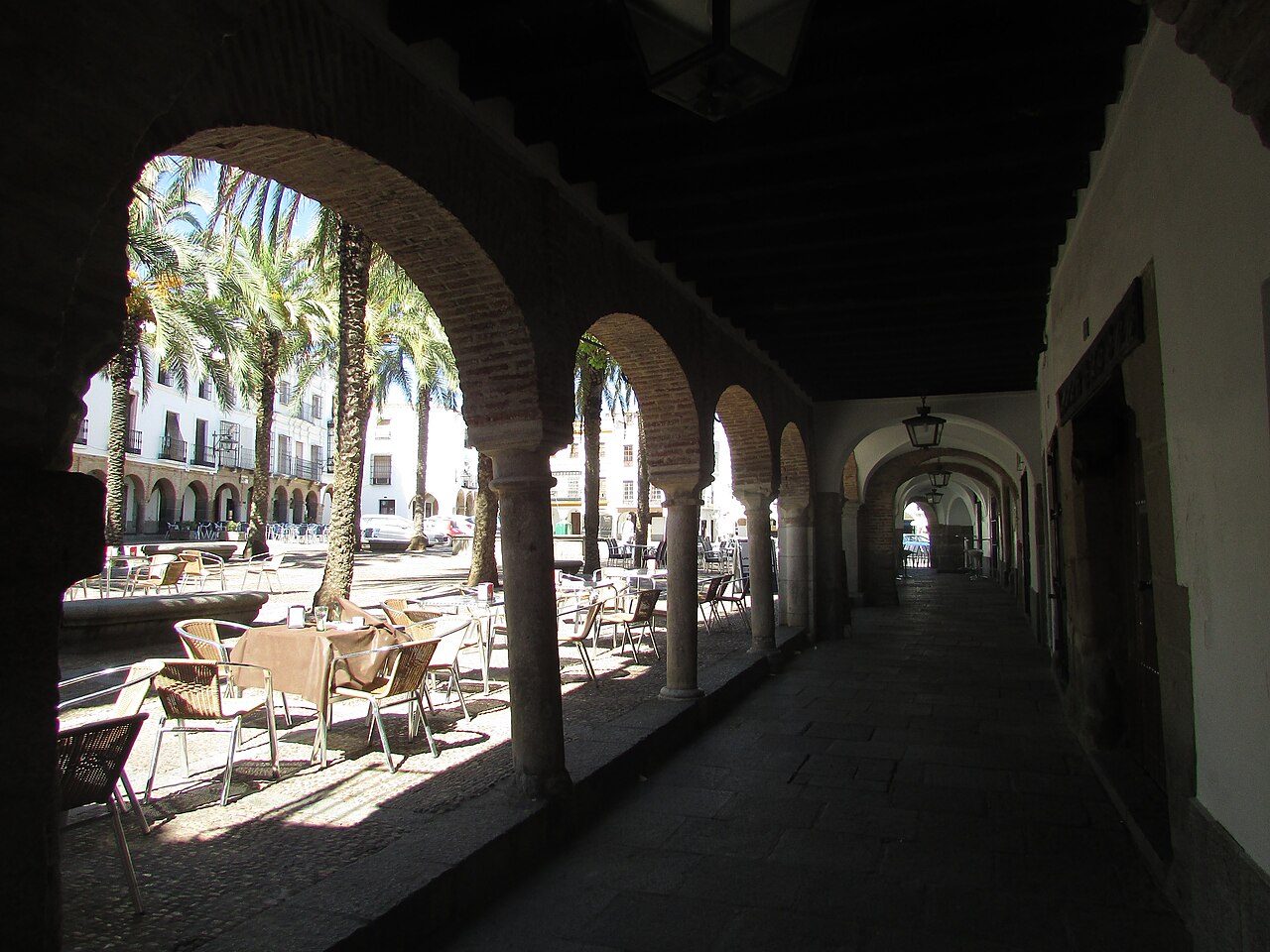Plaza Grande, parada clave en cualquier visita guiada en Zafra.