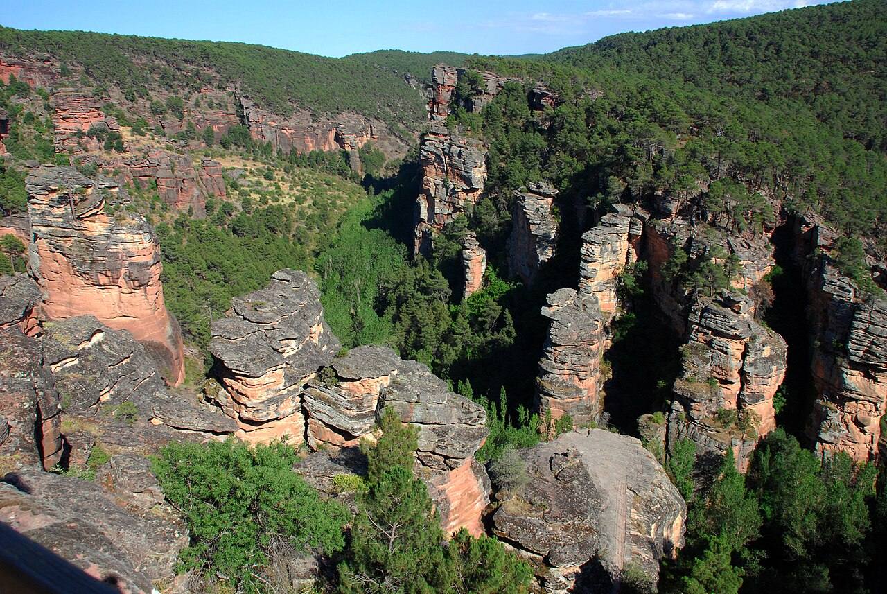 Barrancos del Alto Tajo, uno de los parajes naturales que ver en Guadalajara