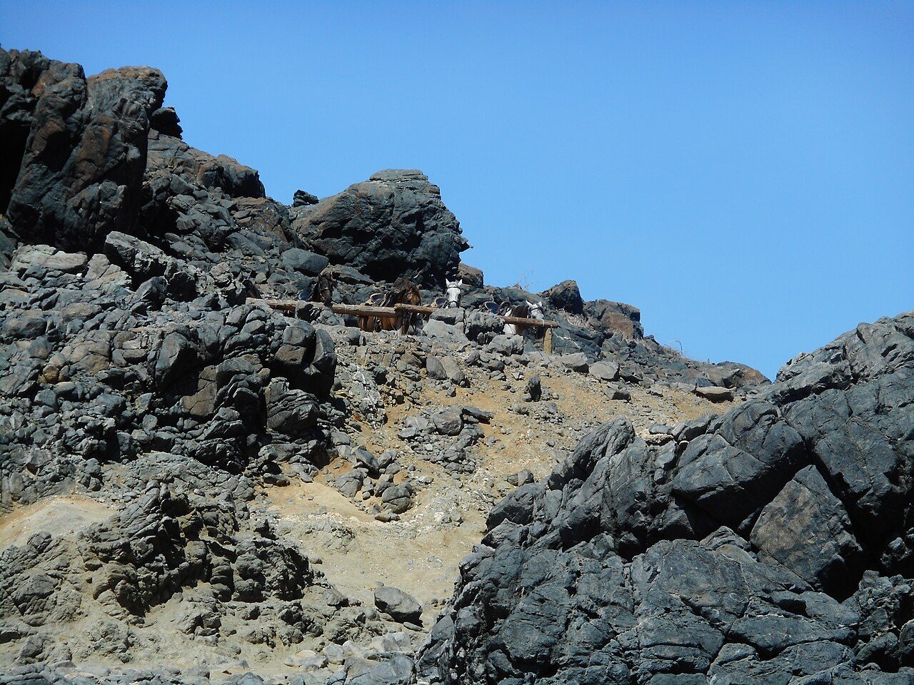 Las piscinas naturales de Conchi en el Parque Nacional Arikok, cerca de Oranjestad