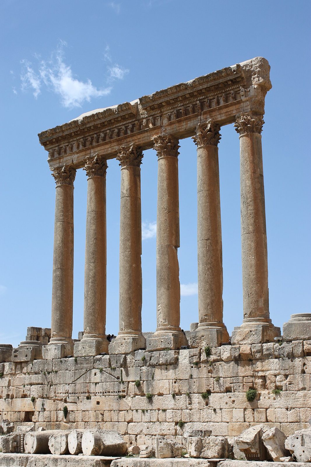 Los templos de Baalbek, protagonistas de una de las excursiones de un día en Beirut más populares.