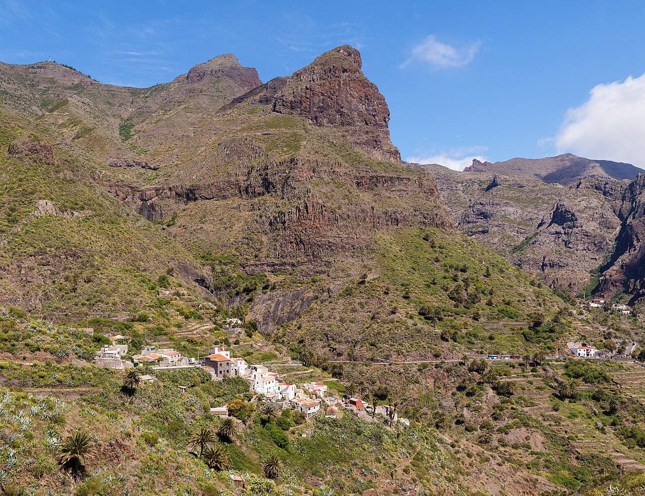 El tranquilo casco de Buenavista del Norte, en el noroeste de Tenerife