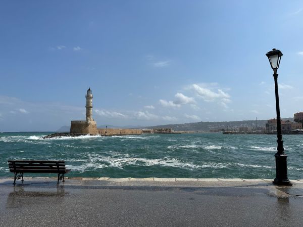 El puerto veneciano, la primera imagen que ver en Canea al llegar