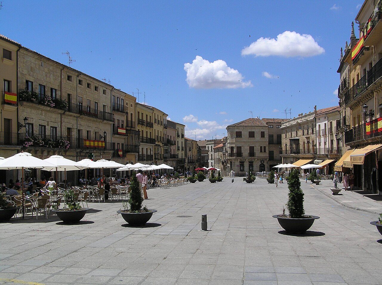 La Plaza Mayor, uno de los rincones más animados que ver en Ciudad Rodrigo