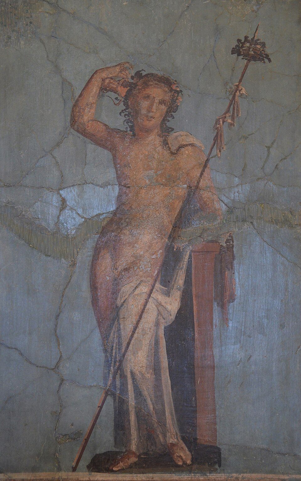 Frescos y mosaicos conservados en una casa de Herculano