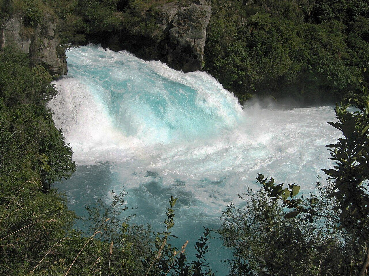 Las Huka Falls, la parada obligada de todo lo que ver en Taupo