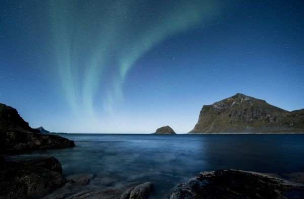 Las auroras boreales, uno de los grandes atractivos que ver en las Islas Lofoten