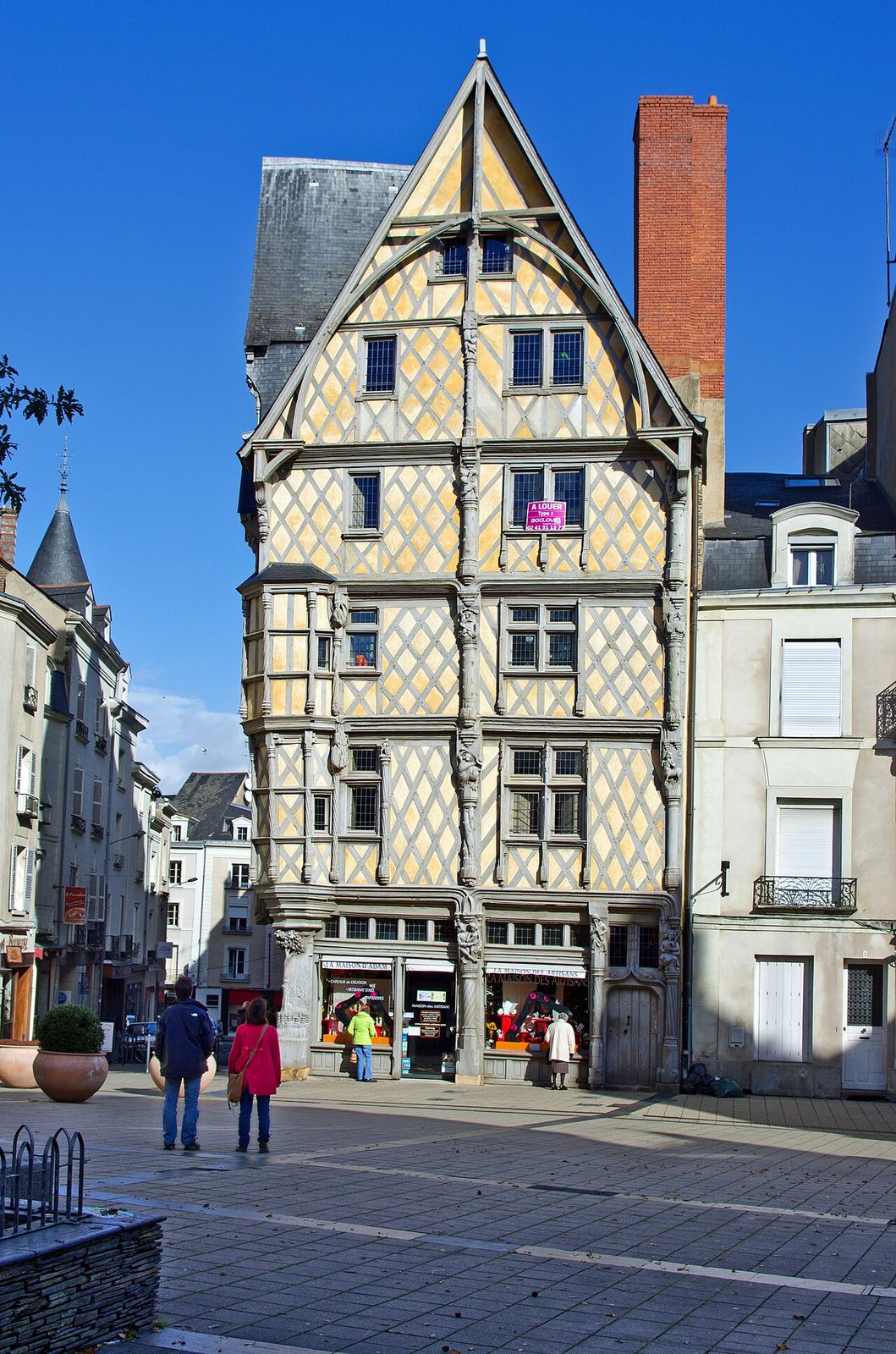 Las casas entramadas medievales, entre lo más singular que ver en Angers
