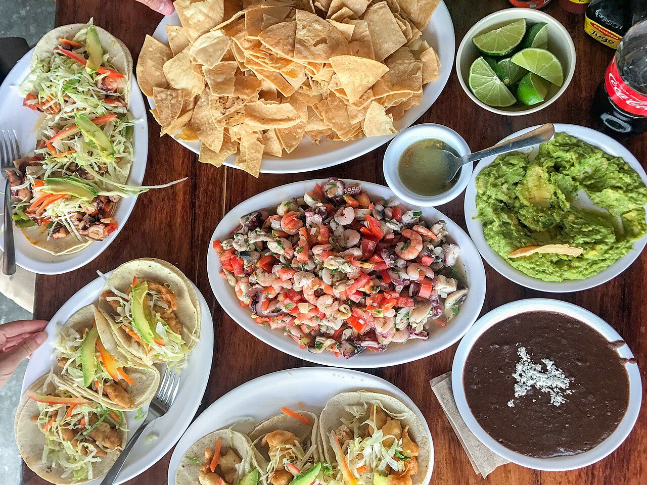 Tacos de pescado y ceviche, sabores imprescindibles de dónde comer en Puerto Morelos