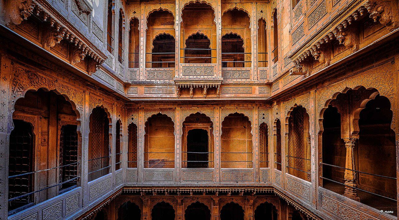 Los havelis de arenisca tallada, otro imprescindible que ver en Jaisalmer