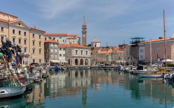 Las murallas medievales, con las mejores vistas que ver en Piran