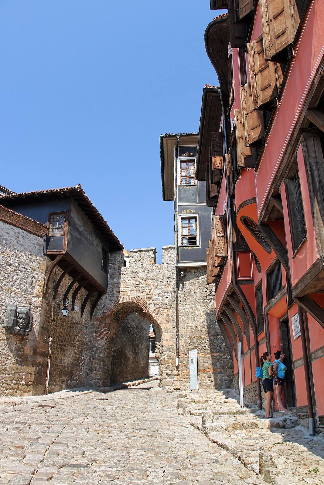 Callejuelas empedradas del casco antiguo, lo primero que ver en Plovdiv