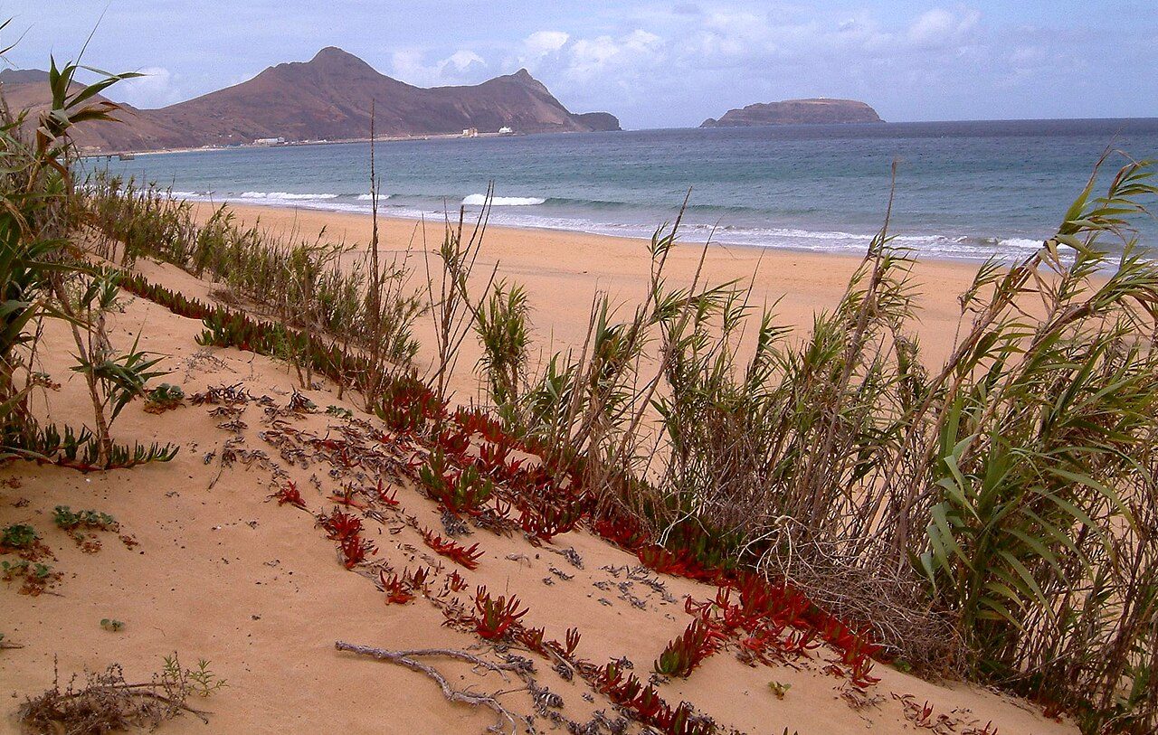 La playa dorada, lo primero que ver en Porto Santo