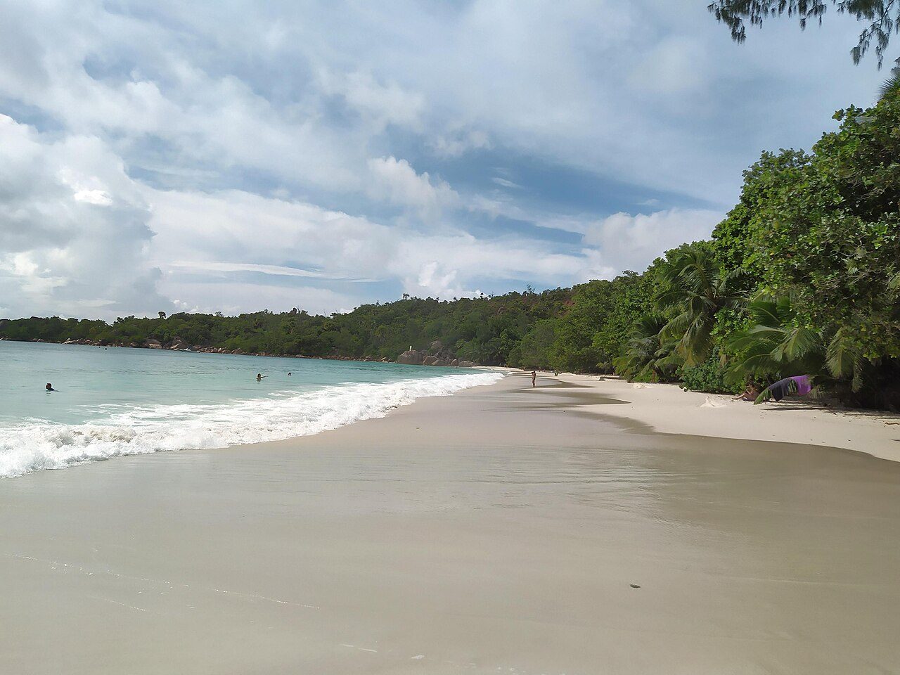 Vistas de la isla de Praslin, en Seychelles