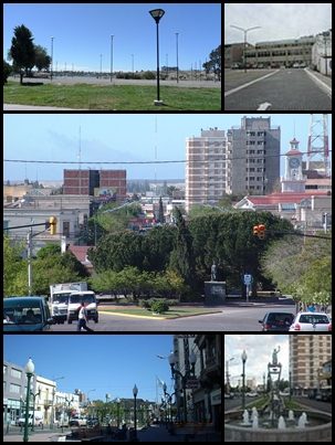 Vistas del centro de Trelew, punto de partida para descubrir la Patagonia